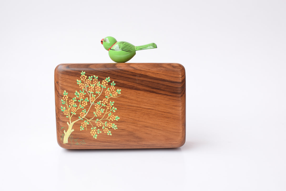 Kakoli wooden clutch - KO-B13