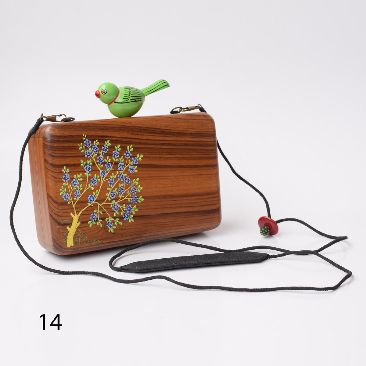 Kakoli wooden clutch- KO-B14