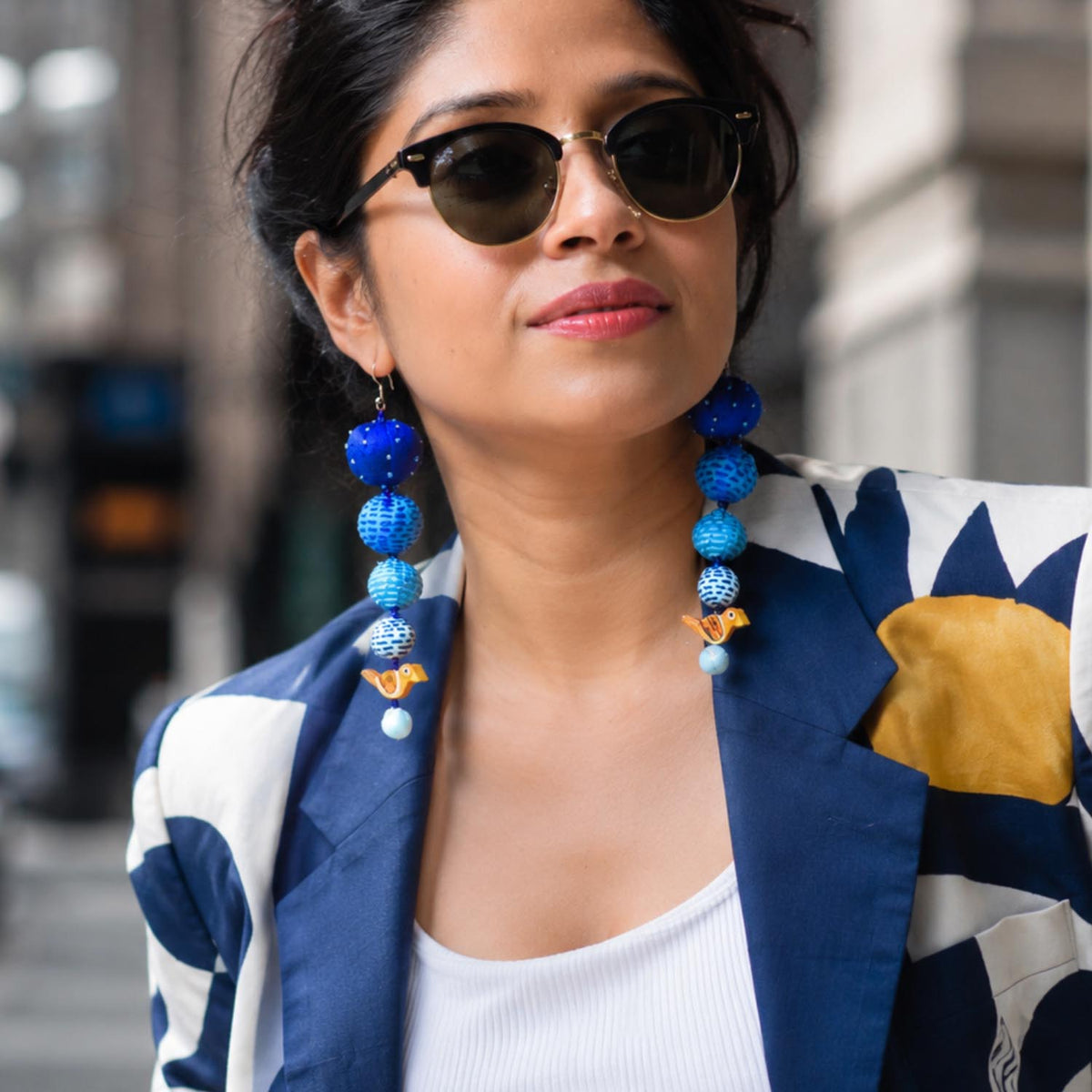 Long Tia Earrings-TLO-E193