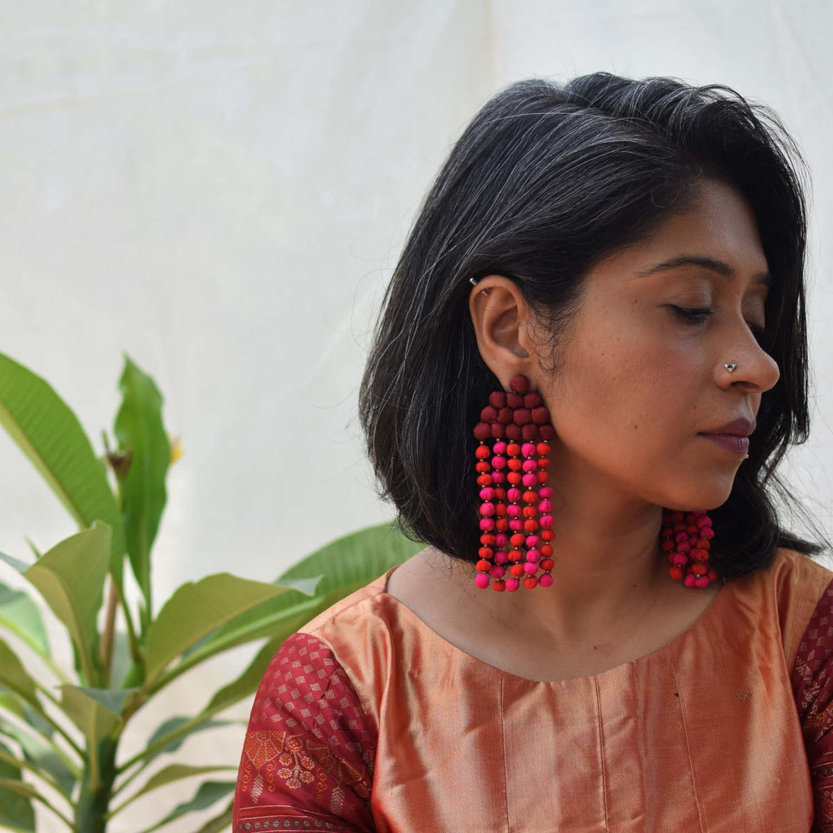 Divya stud earrings DVY/LO-E1