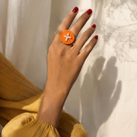 Mini Rangoli finger ring -MRN-R1
