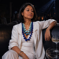 Aditi Neckpiece-Blue AD-N1