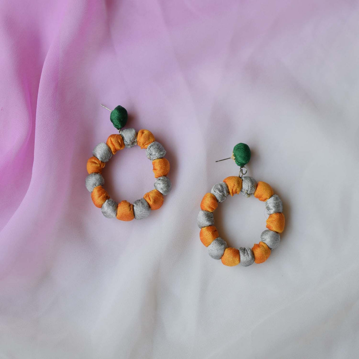 Khushi Big Round Stud earrings KHU/B-E1