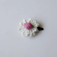 Daisy Hairclip-Off White DA-CL2