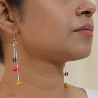 Aabha 3 line Short earrings- ABH3-SH-E2