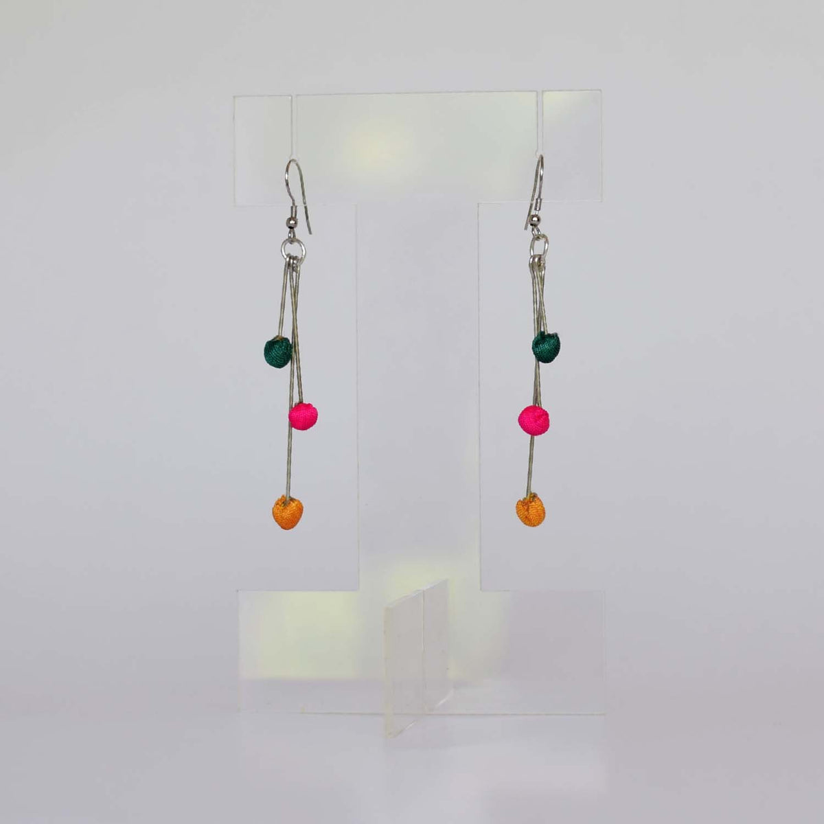 Aabha 3 line Short earrings- ABH3-SH-E2