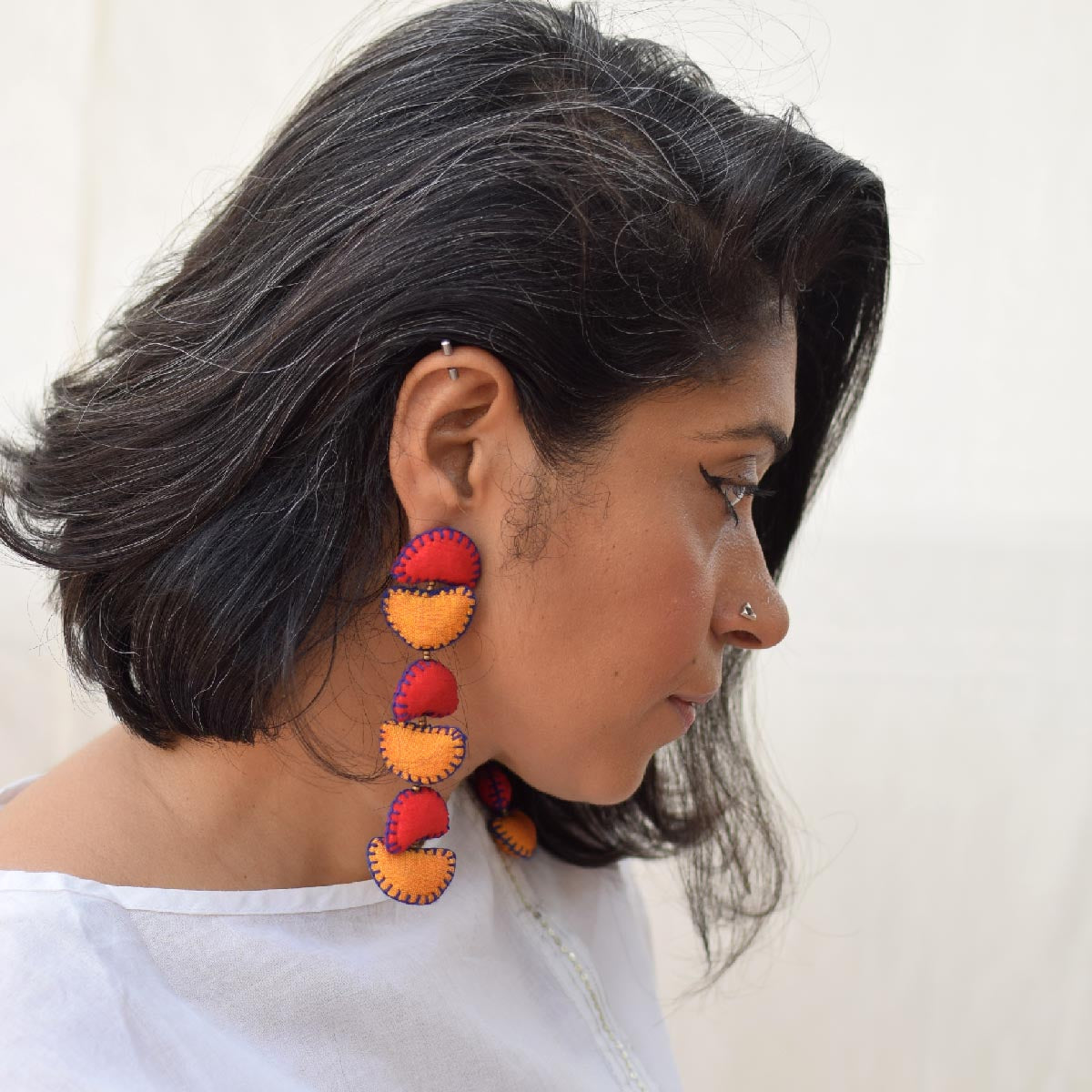 Kimaya Long Stud Earrings KI-L-E02
