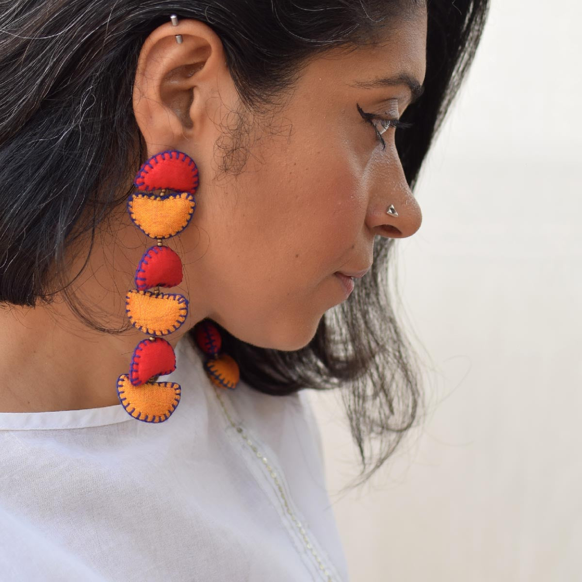 Kimaya Long Stud Earrings KI-L-E02