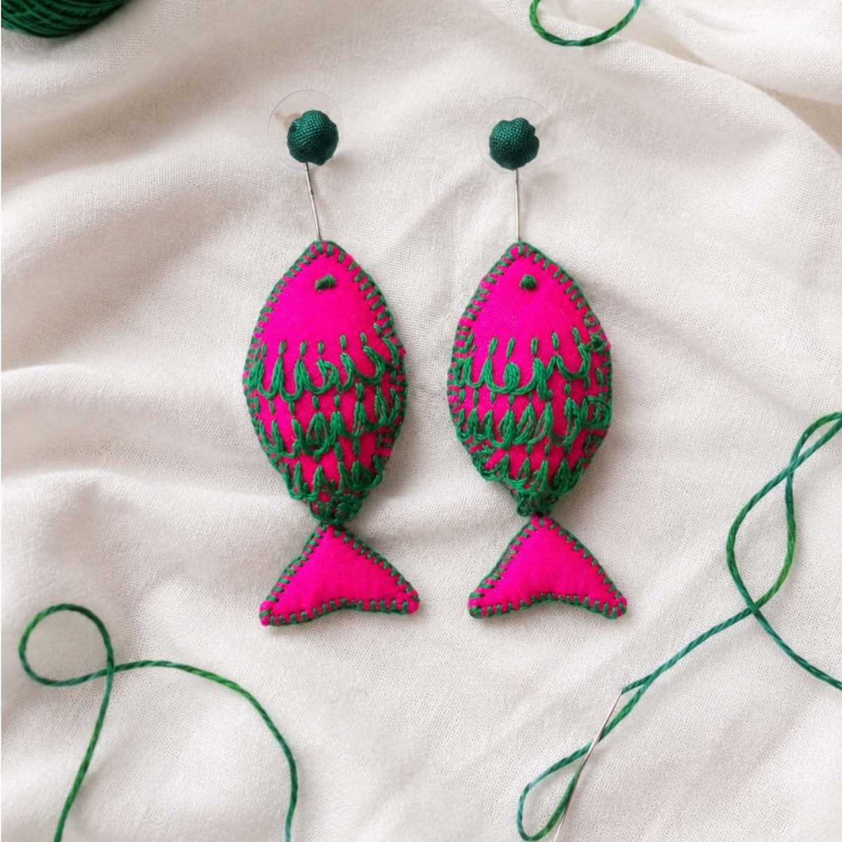 Rui Earrings- Pink