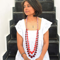 Aditi Neckpiece-Red AD-N2
