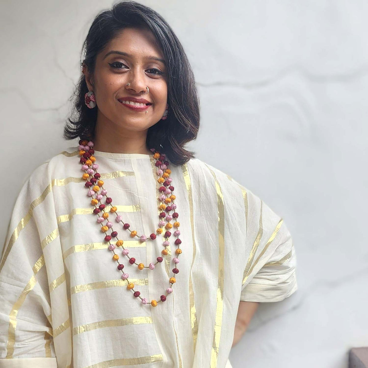 Kamala 3 strings Neckpiece - KA3-NP43