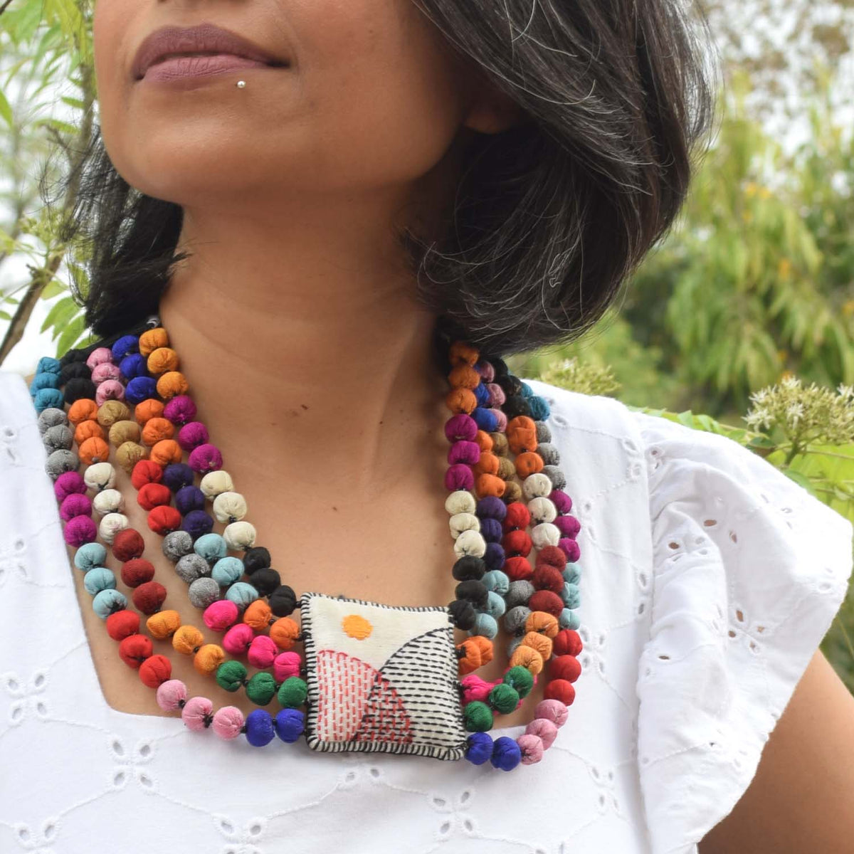 Rekha Neckpiece 2.0- Mulicolored RE-N4