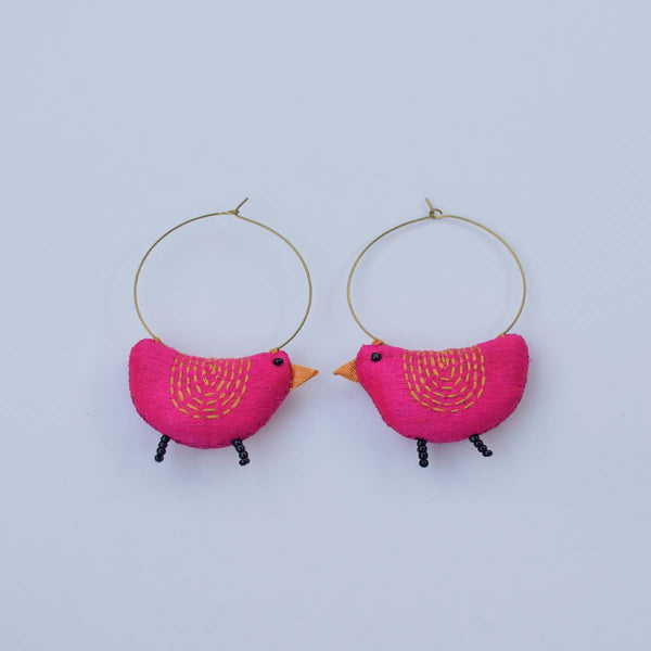 Bulbul hoops- Pink - BUL-E4