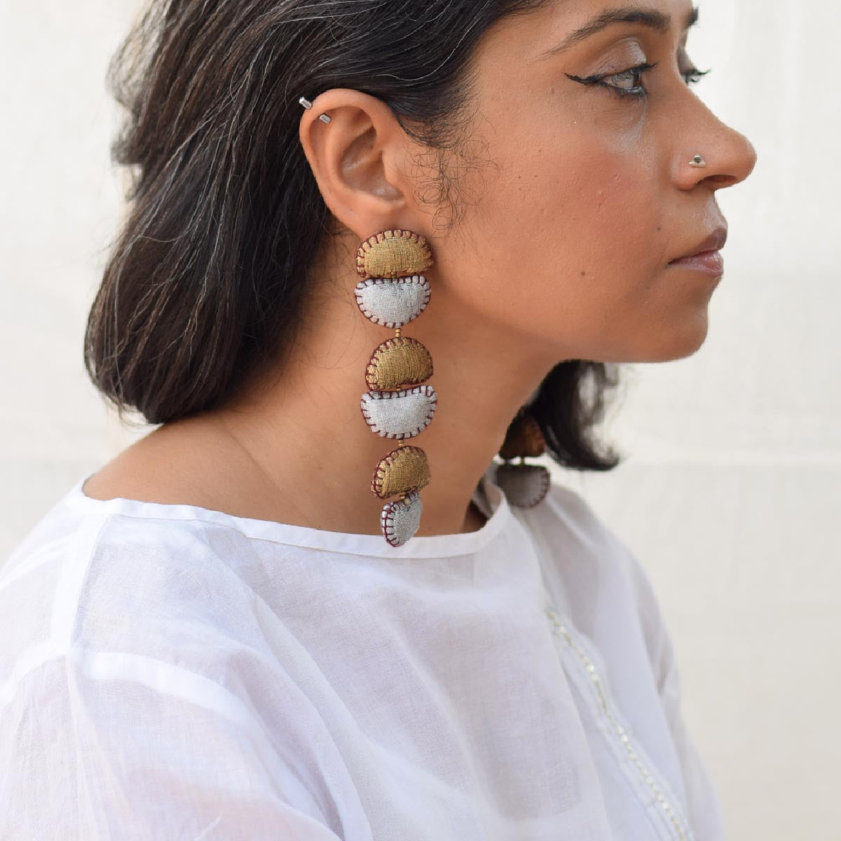 Kimaya long Stud Earrings KI-L-E04