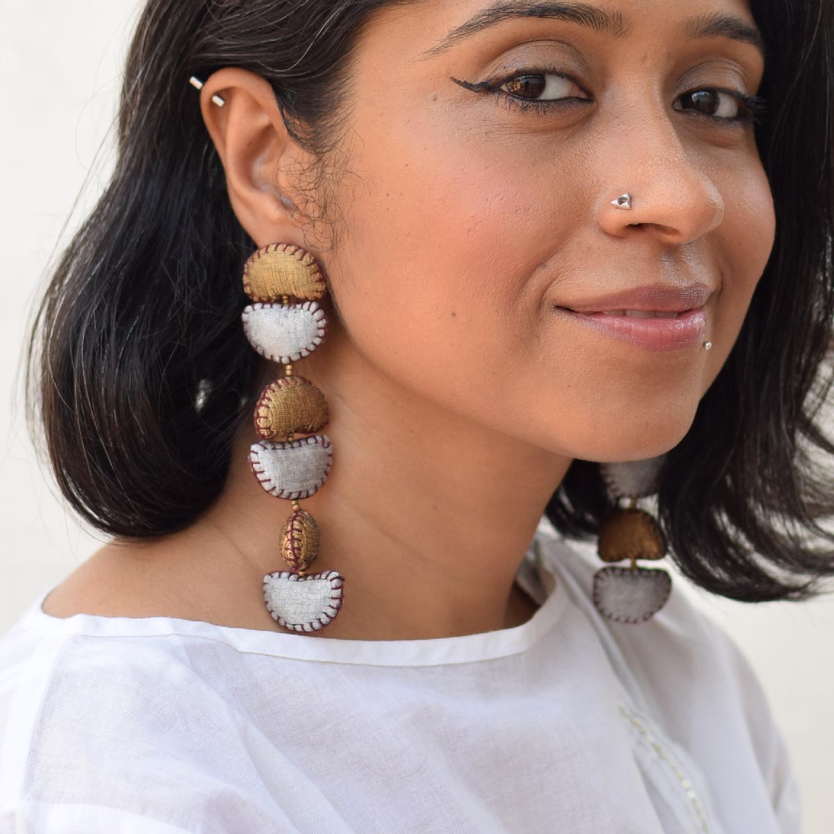 Kimaya long Stud Earrings KI-L-E04