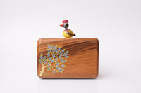 Kakoli wooden clutch - KO-B6