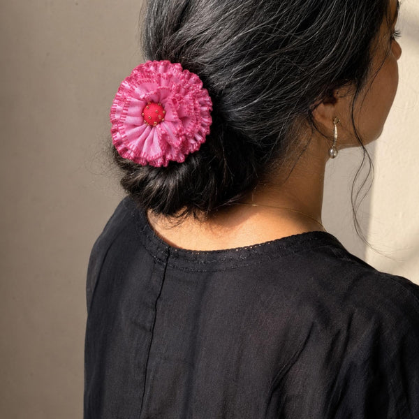 Phoolwanti Bun pin- Baby pink 005