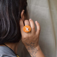 Mini Rangoli finger ring -MRN-R1
