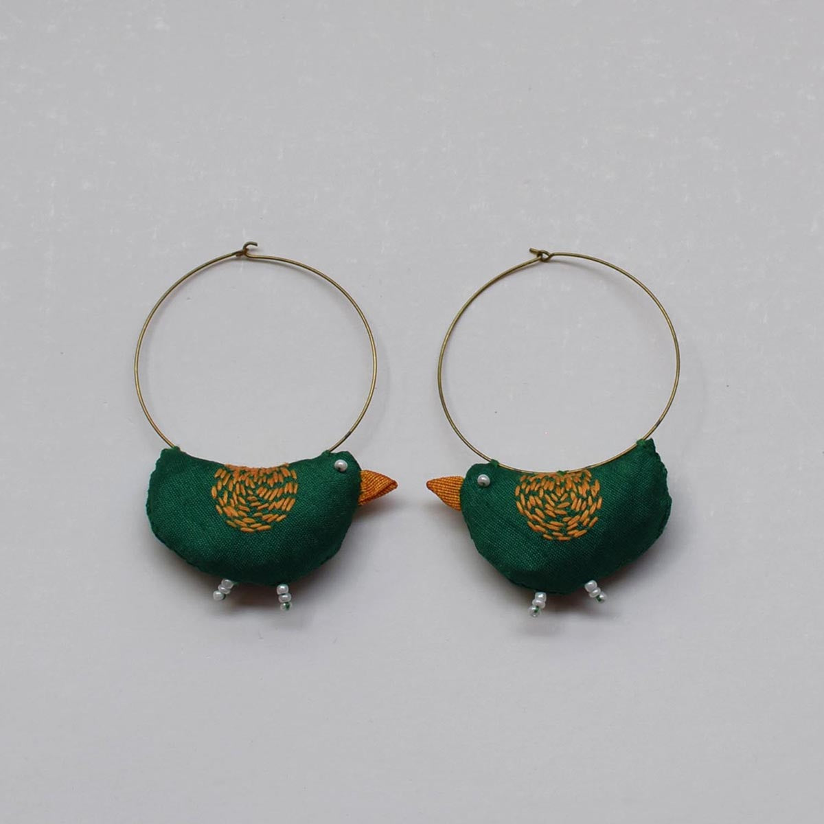 Bulbul hoops- green - BU-E10