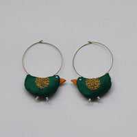 Bulbul hoops- green - BU-E10