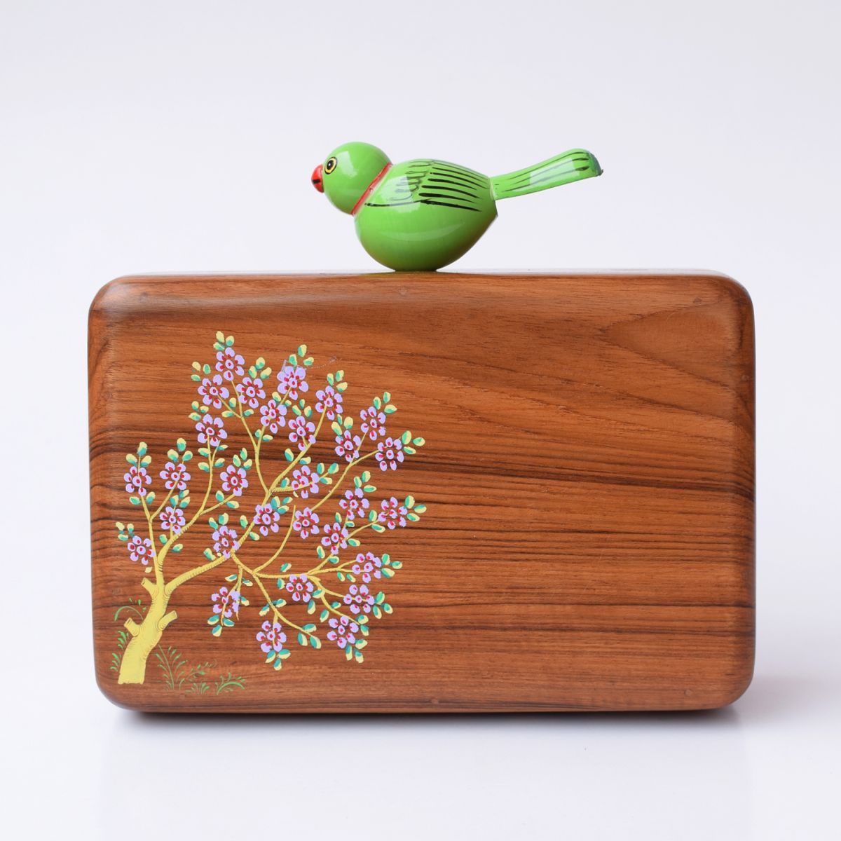 Kakoli wooden clutch - KO-B11