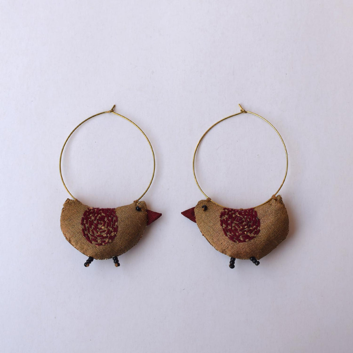 Bulbul hoops- Beige - BU-E12