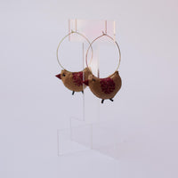 Bulbul hoops- Beige - BU-E12