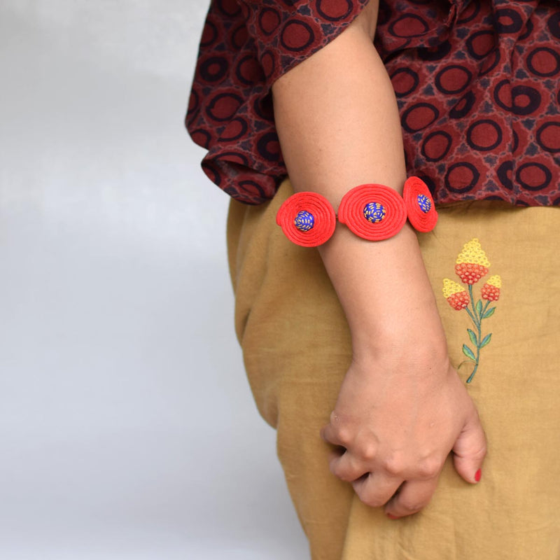 Rangoli cuff bracelet- RA-CU3